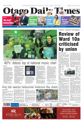 Cover of Otago Daily Times