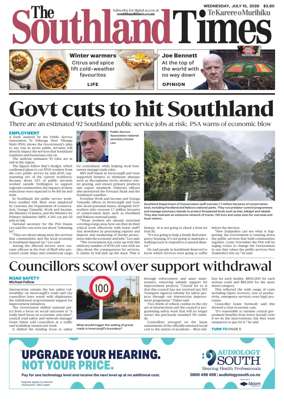 Cover of The Southland Times