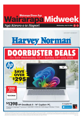 Cover of Wairarapa Times-Age Midweek