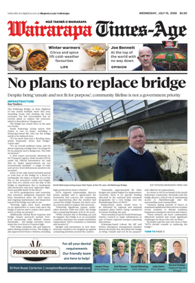 Cover of Wairarapa Times-Age (NZ)