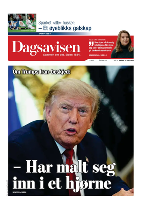 Cover of Dagsavisen