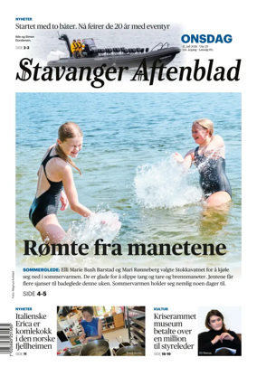 Cover of Stavanger Aftenblad