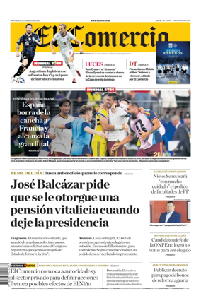 Cover of Diario El Comercio