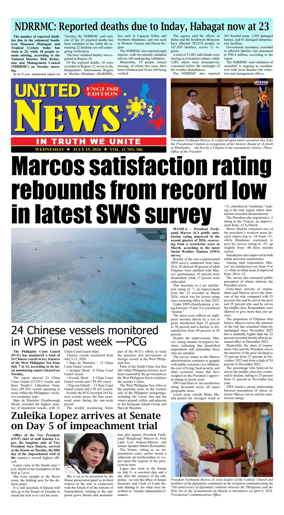 Cover of United News - English Edition