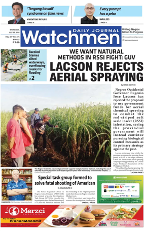 Cover of Watchmen Daily Journal