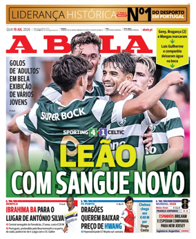 Cover of A BOLA (Portuguese)