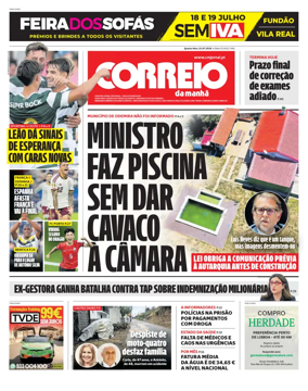Cover of Correio da Manha