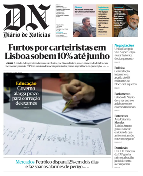 Cover of Diario de Noticias