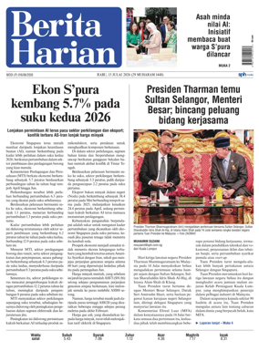Cover of Berita Harian