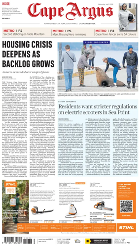 Cover of Cape Argus