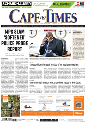 Cover of Cape Times