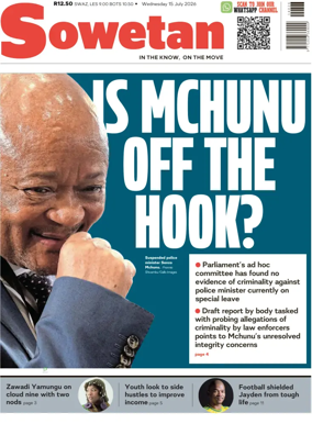 Cover of Sowetan