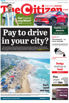 Cover of The Citizen (Gauteng)