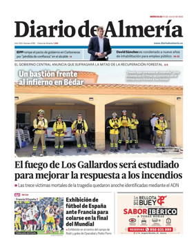 Cover of Diario de Almeria