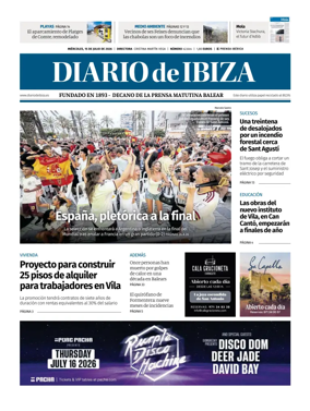 Cover of Diario de Ibiza