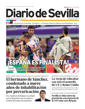 Cover of Diario de Sevilla