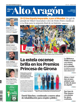 Cover of Diario del Alto Aragon