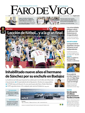 Cover of Faro de Vigo