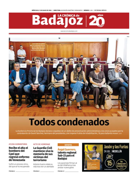 Cover of La Cronica de Badajoz BE