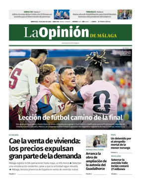 Cover of La Opinion de Malaga