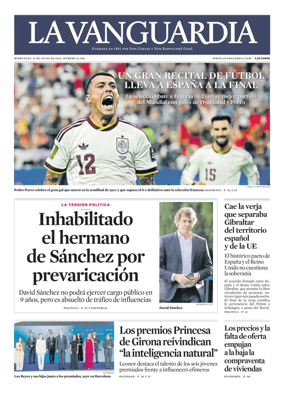 Cover of La Vanguardia