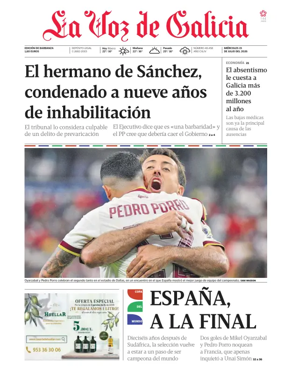Cover of La Voz de Galicia (Barbanza)