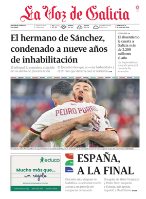 Cover of La Voz de Galicia (Carballo)