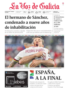 Cover of La Voz de Galicia (Deza)