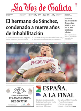 Cover of La Voz de Galicia (Monforte)