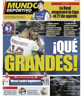 Cover of Mundo Deportivo (Gipuzkoa)