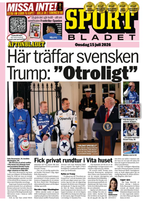 Cover of Sportbladet