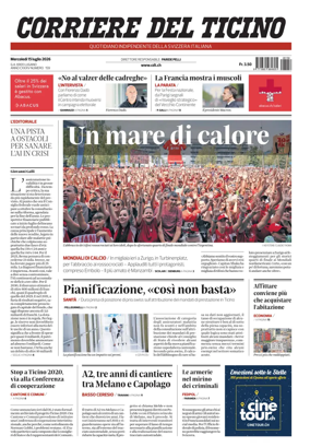 Cover of Corriere del Ticino