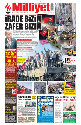 Cover of Milliyet