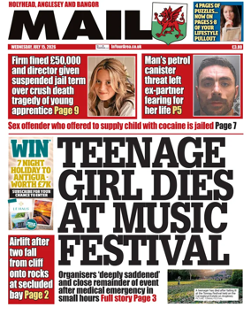 Cover of Bangor Mail