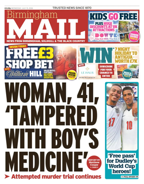 Cover of Birmingham Mail
