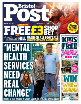 Cover of Bristol Post