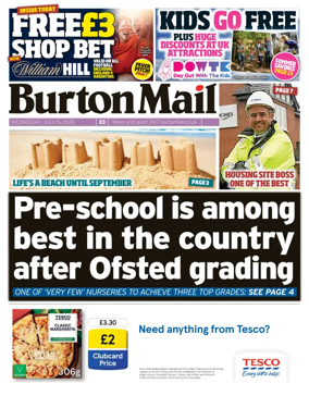 Cover of Burton Mail
