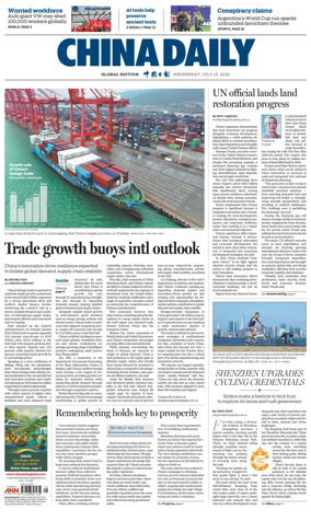 Cover of China Daily Global Edition (Europe)