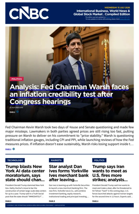 Cover of CNBC