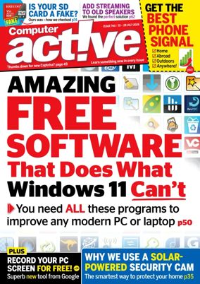 Cover of Computer Active (UK)