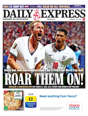 Cover of Daily Express