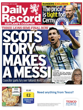 Cover of Daily Record