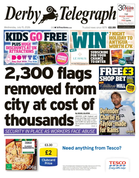 Cover of Derby Telegraph