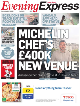 Cover of Evening Express