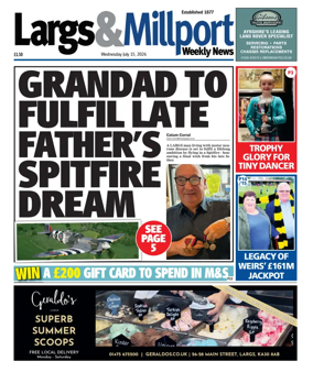 Cover of Largs & Millport Weekly News