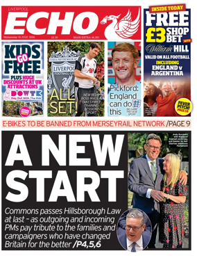 Cover of Liverpool Echo