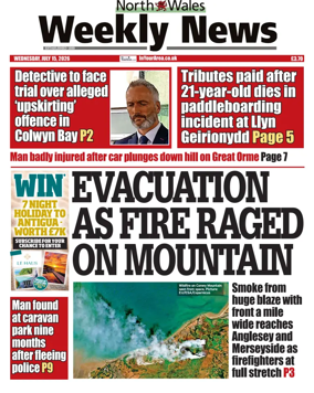 Cover of North Wales Weekly News