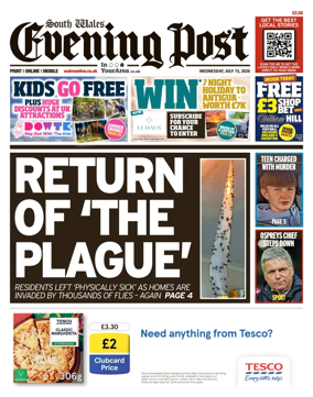 Cover of South Wales Evening Post