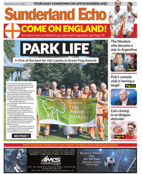 Cover of Sunderland Echo
