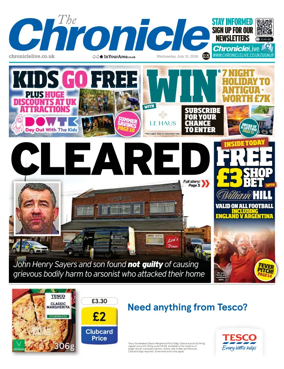 Cover of The Chronicle (South Tyneside and Durham)